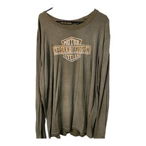 Harley Davidson Mens long sleeve knit top 2XL